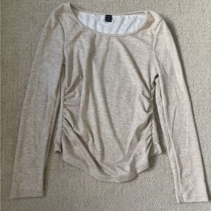 SHEIN Beige Long Sleeve Top